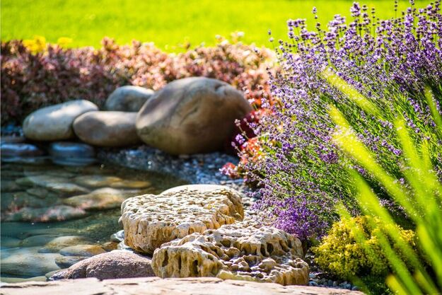 Landscaping Design with Pond in Penrith